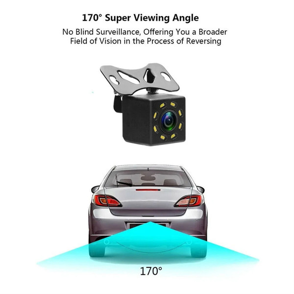 Car Camera Rearview Camera Universal Mount Rear Camera Backup Parking Reverse Assist Cam LED Night  K484-PEL_0R2SGDOY