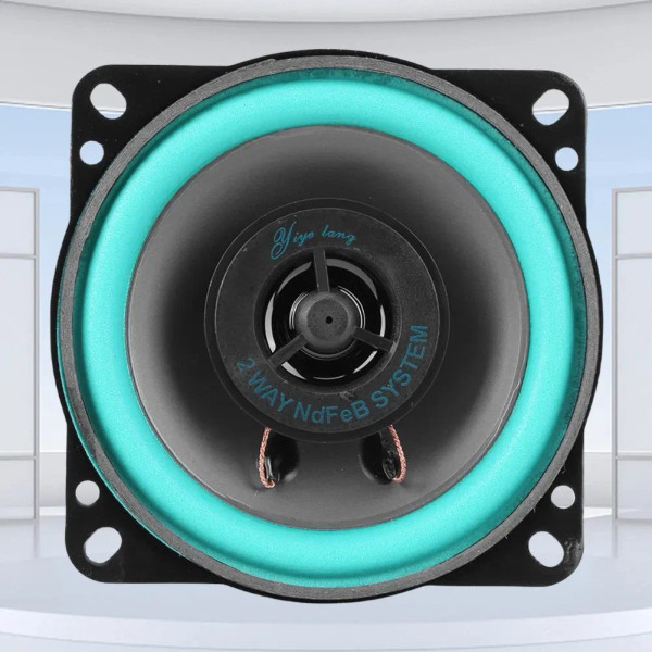Size: 6.5 - 1pcs 4/5/6.5 Inch Car Speakers Two-Way Door Automotive Audio Music Coaxial Subwoofer Fu F640-12000037993844826