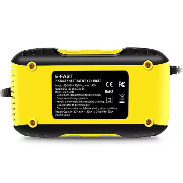 Car Battery Charger 12v 24v 10a 7-stage Fully Automatic Charging Motorcycle Battery Charger Maintai K484-PAU_0HTCF849
