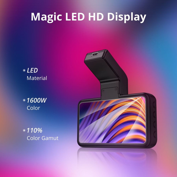 Dash Cam 3 inch Ips Screen Wide Angle Top Dashboard Camera Recorder G Sensor Night Vision Loop Reco K484-PAU_0JPWXSNH