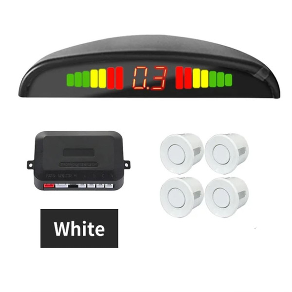 4 Parking Sensors LED Display Backlight Distance Parking Reverse Car Safety System Parking Sensor F K484-PEL_0R3TCSI1