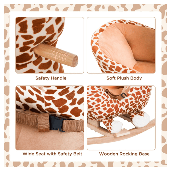 Baby Rocking Hors-Sound Brown T575-S0671387573