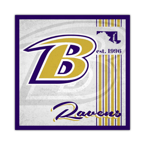 Baltimore Ravens Sign Wood 10x10 Album Design Z157-7846137131