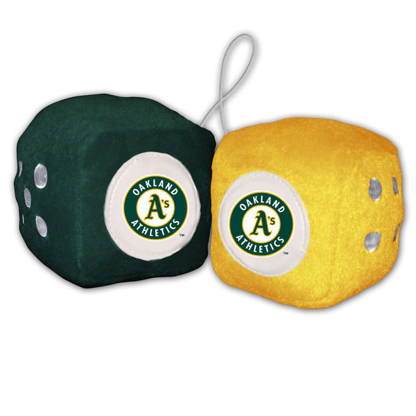Oakland Athletics Fuzzy Dice CO Z157-2324568011