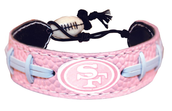 San Francisco 49ers Bracelet Pink Football CO Z157-4421402249