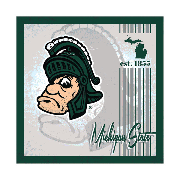 Michigan State Spartans Sign Wood 10x10 Album Design Z157-7846137030