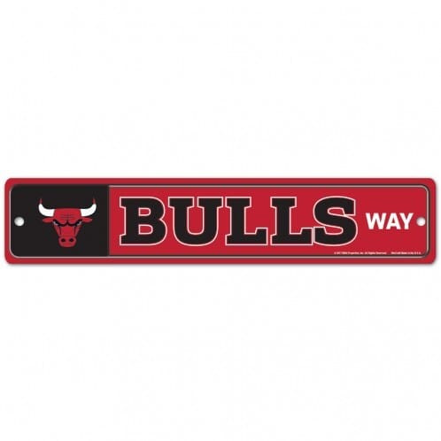 Chicago Bulls Sign 3.75x19 Plastic Street Style - Special Order Z157-3208502551