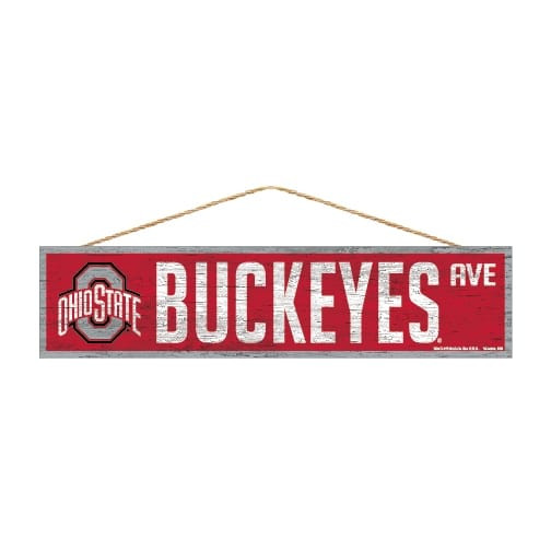 Ohio State Buckeyes Sign 4x17 Wood Avenue Design Z157-3208588051