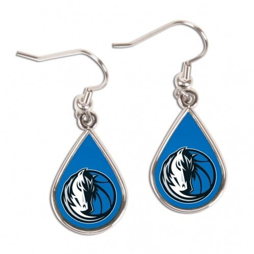 Dallas Mavericks Earrings Tear Drop Style - Special Order Z157-3208598423