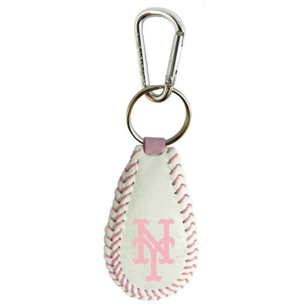 New York Mets Keychain Baseball Pink CO Z157-4421403088