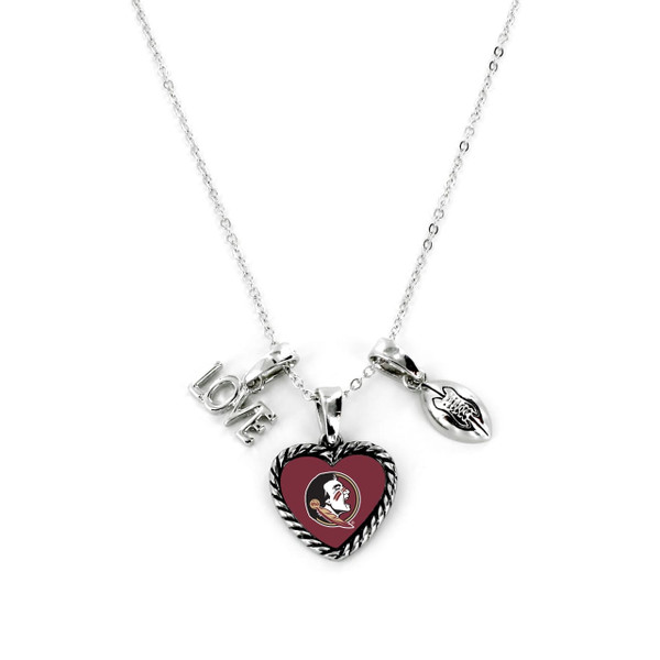 Florida State Seminoles Necklace Charmed Sport Love Football - Special Order Z157-6326477862