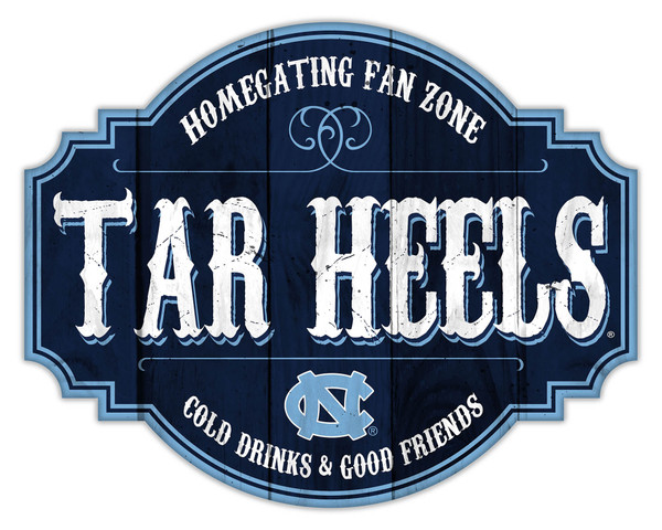 North Carolina Tar Heels Sign Wood 12 Inch Homegating Tavern Z157-7846118204