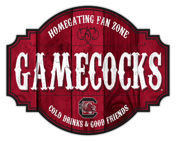 South Carolina Gamecocks Sign Wood 12 Inch Homegating Tavern Z157-7846118214