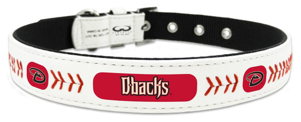 Arizona Diamondbacks Pet Collar Classic Baseball Leather Size Medium CO Z157-4421405175