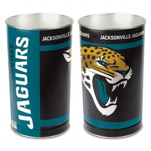 Jacksonville Jaguars Wastebasket 15 Inch Z157-1094382030