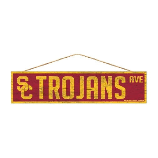 USC Trojans Sign 4x17 Wood Avenue Design Z157-3208588055