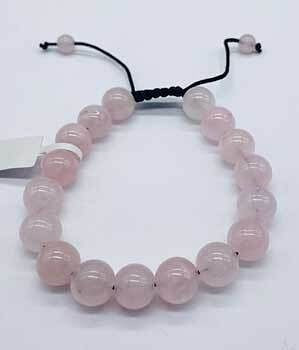 10mm Rose Quartz bracelet H558-JB10508