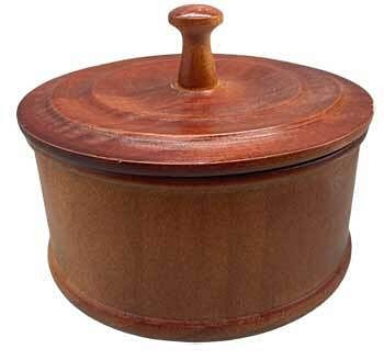 6 1/2" Wooden Bowl for Orula hand initiation H558-VORU6