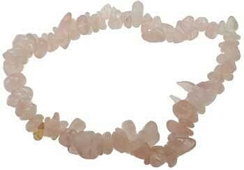 Rose Quartz chip bracelet H558-JCBRQ
