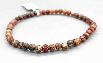 4mm Jasper, Brecciated H558-JB4JASB