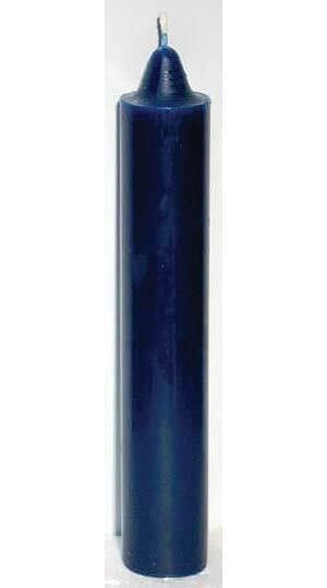 9" Blue pillar candles H558-CP1BU