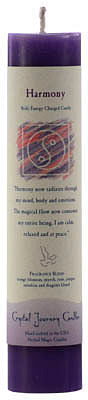 Harmony Reiki Charged pillar candle H558-CPCHAR