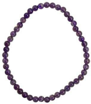 4mm Amethyst stretch bracelet H558-JBSAM