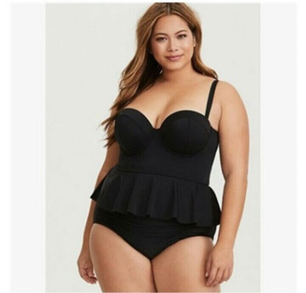 Split Large Size Bikini Swimsuit H848-JC112E