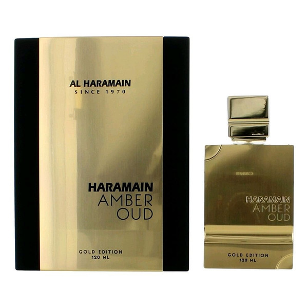 Amber Oud Gold Edition by Al Haramain, 4 oz Eau De Parfum Spray Unisex R654-awharaoge4ps