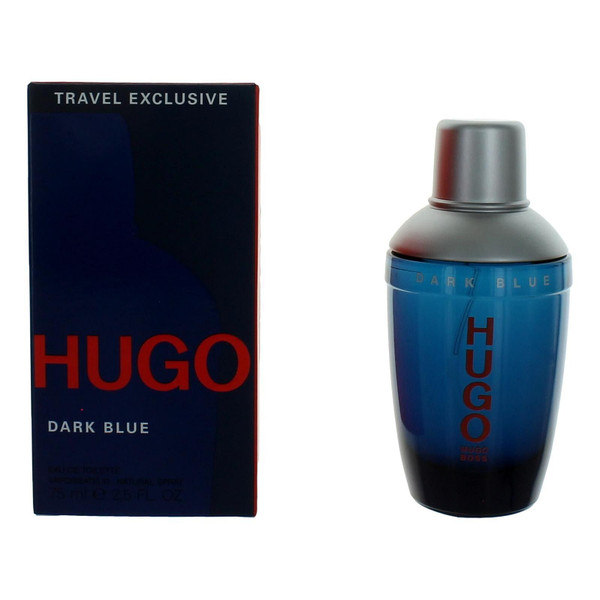 Hugo Dark Blue by Hugo Boss, 2.5 oz Eau De Toilette Spray for Men R654-amhugdb25s