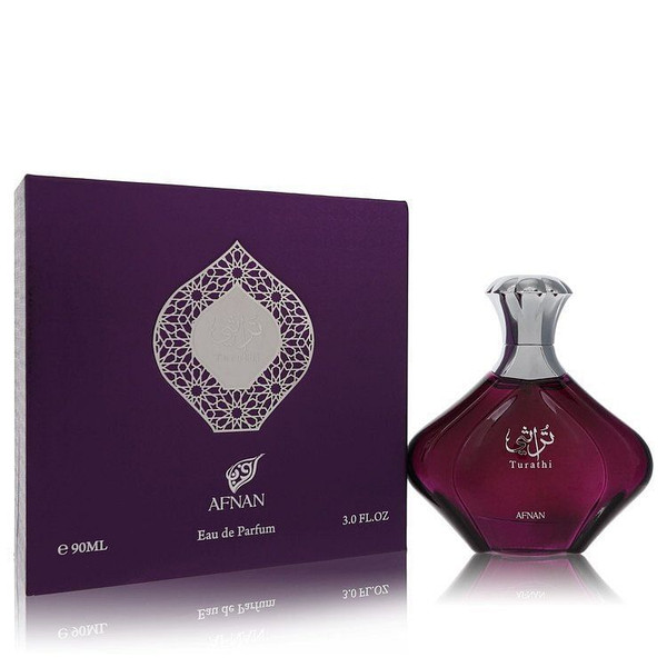 Afnan Turathi Purple by Afnan Eau De Parfum Spray 3 oz (Women) V728-559677
