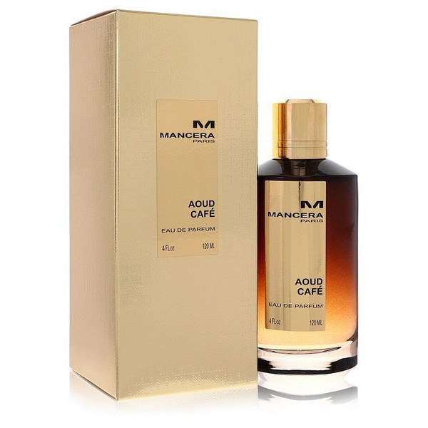 Mancera Aoud Caf by Mancera Eau de Parfum Spray (Unisex) 4 oz (Women) V728-536985