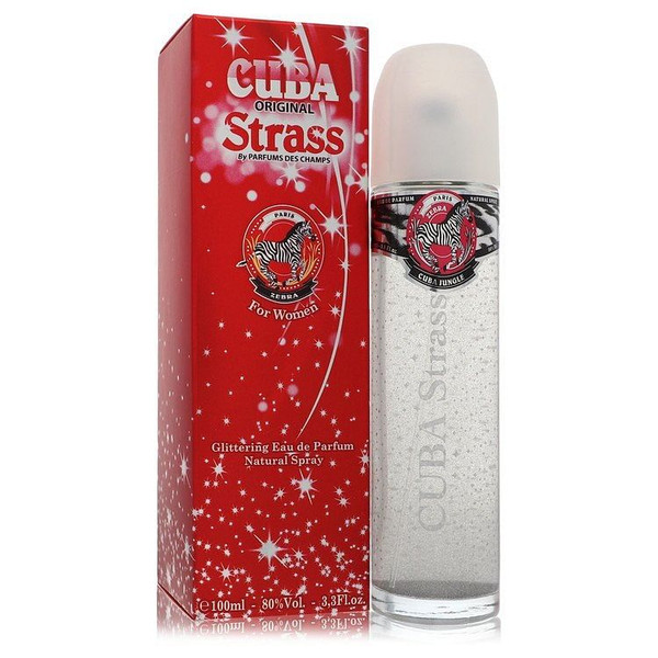 Cuba Strass Zebra by Fragluxe Eau De Parfum Spray 3.4 oz (Women) V728-550458