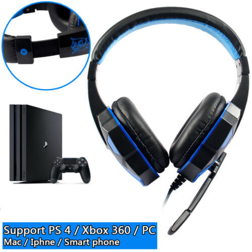 Wired Gaming Headset Headphone for PS4 Xbox One Nintend Switch iPad PC red K484-PEL_08GMOSIW