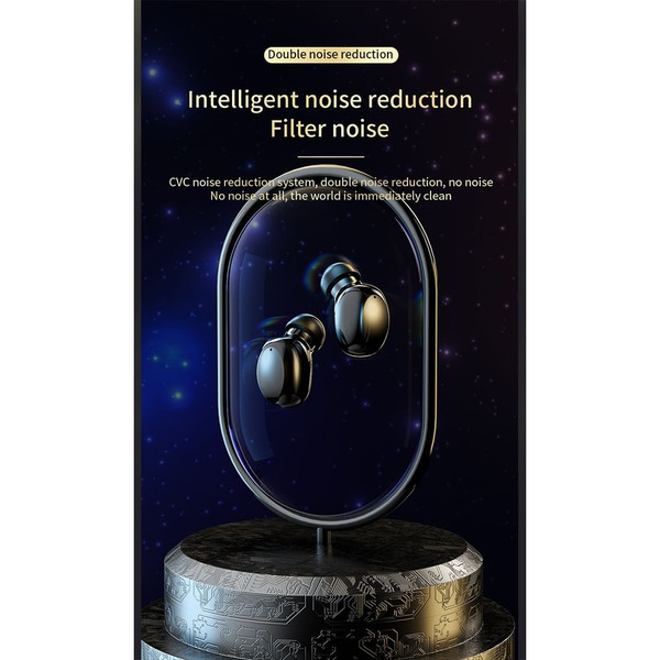 Tws Wireless  Headset Hifi Stereo 5.0 Bluetooth-compatible In-ear Earbuds Hands-free High-definitio K484-PEL_0KRFB3GX