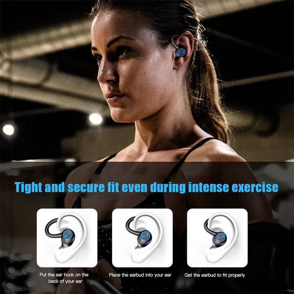 Q25 Pro Wireless Earphones Bluetooth Stereo Bass Earbuds Ear Hook Noise Cancelling Sports Gaming He K484-PEL_0NLRCSJ0