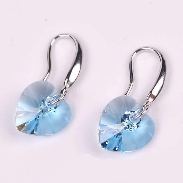 Color: DIAMOND CRYSTAL HEART - See Through My Heart The Crystal Clear Elements Earrings K290-50820820795665