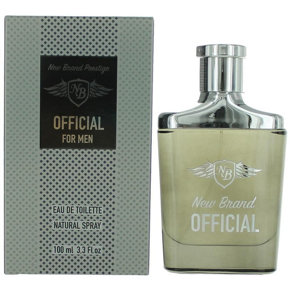 Official by New Brand, 3.3 oz Eau De Toilette Spray for Men R654-amofic34s