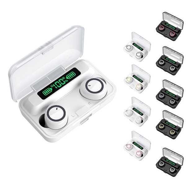 F9-3 Wireless Earbuds Waterproof Noise Canceling Earphones In-Ear Stereo Headphones With Charging C K484-PEL_0QJ42FG7