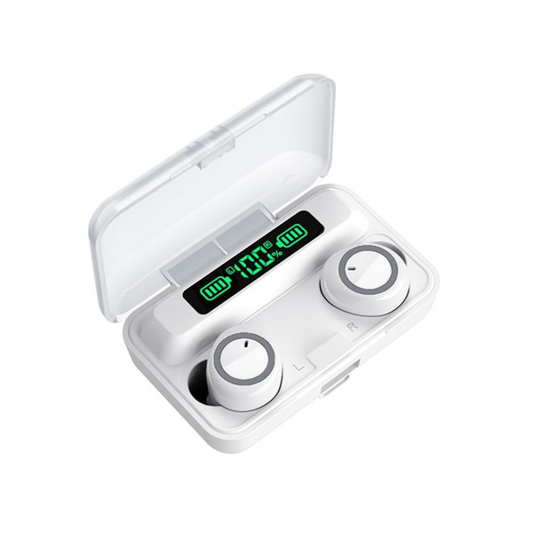 F9-3 Wireless Earbuds Waterproof Noise Canceling Earphones In-Ear Stereo Headphones With Charging C K484-PEL_0QJ42FG7