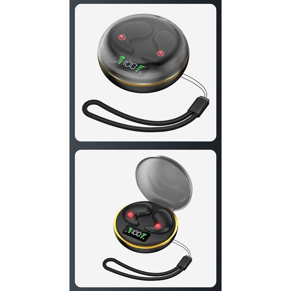 BY-8 Wireless In Ear Earbuds With Noise Canceling LED Display Charging Case Sleeping Headphones For K484-PEL_0R9RHF0R