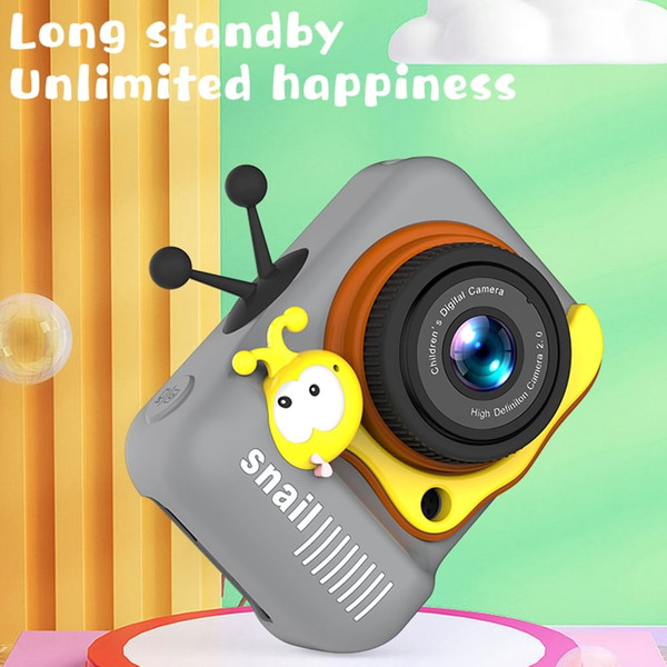 Kids Camera HD 1080P Children Sports Camera 2.0 Inch Ips Screen Mini Camera Black K484-PEL_0R9O7AO4