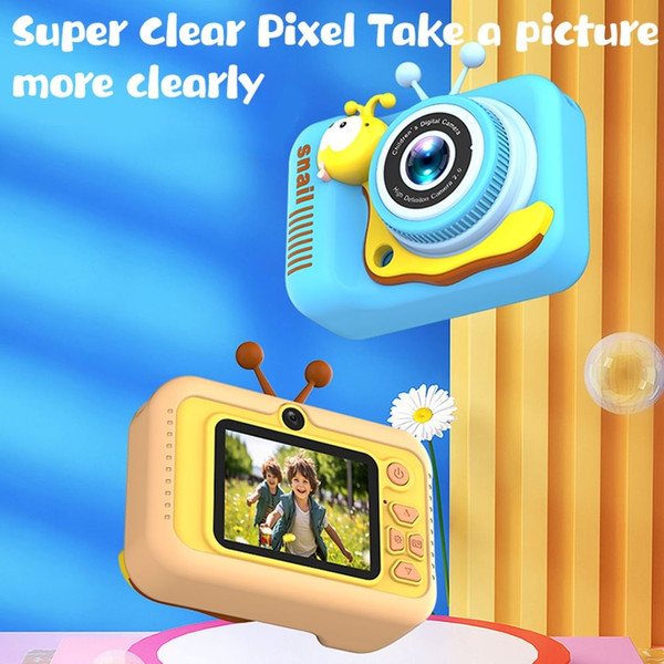 Kids Camera HD 1080P Children Sports Camera 2.0 Inch Ips Screen Mini Camera Black K484-PEL_0R9O7AO4