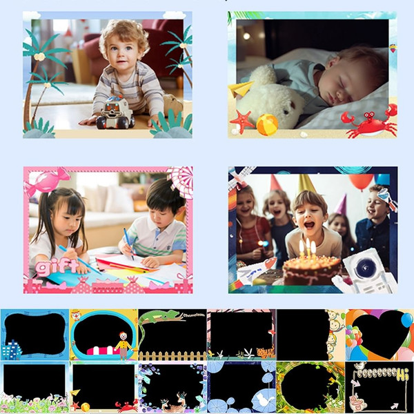 Kids Camera HD 1080P Children Sports Camera 2.0 Inch Ips Screen Mini Camera Black K484-PEL_0R9O7AO4