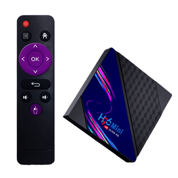 H96 Mini V8 Rk3228a 4k Smart Tv Box with Infrared Remote Control Support 1080p Wifi Quad Core UK Pl K484-PEL_0Q1308OV