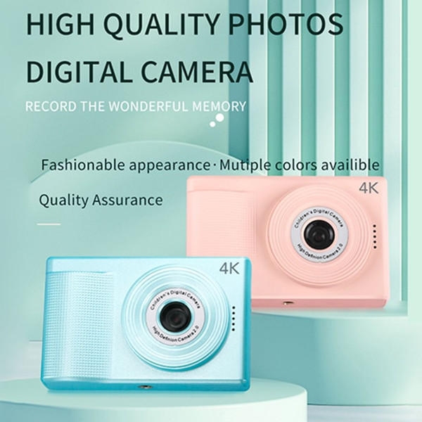 40MP Kids Digital Camera Video Recorder 1080P Ips 2.4 Inch Screen Pink with Stand K484-PEL_0R9I5YP1