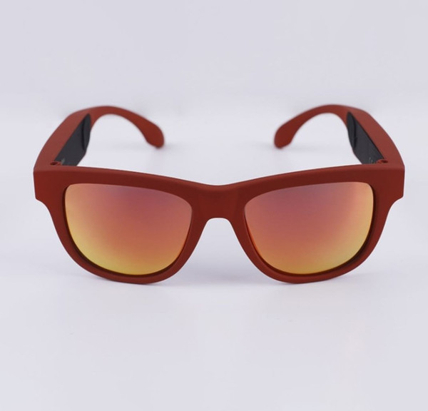 G1 Bone Conduction Music Playing Headset Polarized Glasses Sunglasses Red frame red lens K484-PEL_0EZVI3ZW