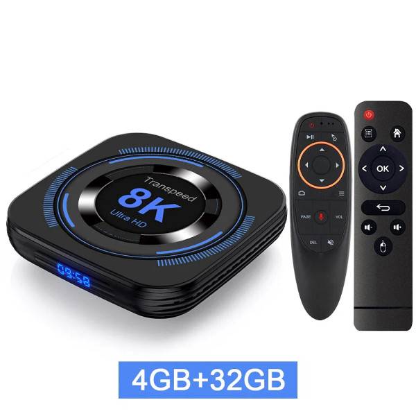 Color: Blue, Plug Type: AU Plug, Ships From: CHINA - New! Transpeed Allwinner H618 Android 12 TV BO F640-12000044615781186