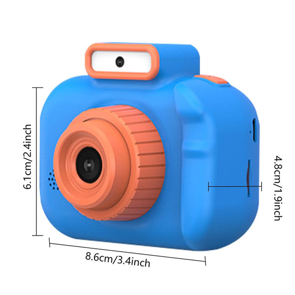 Digital Camera 4000w Front Rear Dual Lens Mini Video Photo Slr Cameras Cartoon Toy Yellow K484-PEL_0NCYKMT0