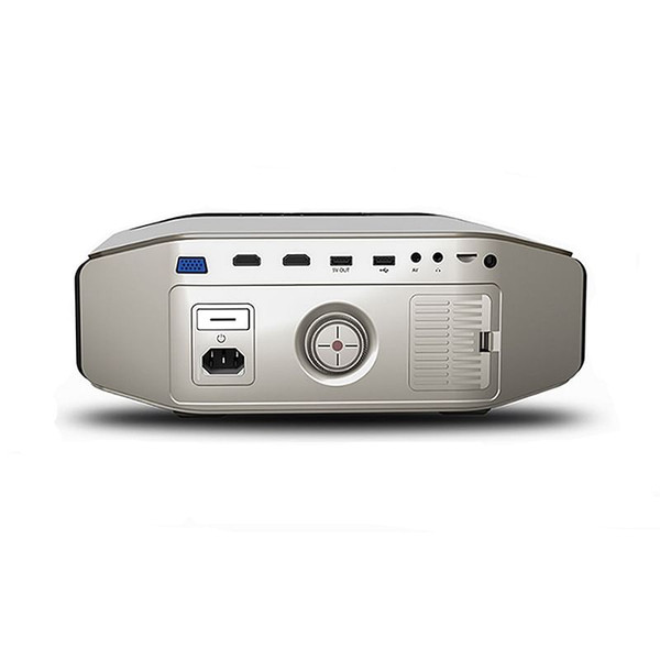Mini Digital Projector 1080P High Definition LED Home Business Office Projector Portable Space gray K484-PEL_0EOAEBI5